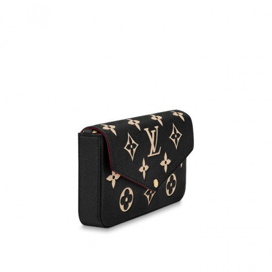 Louis Vuitton Félicie Pochette Gray M69977 Black M80482