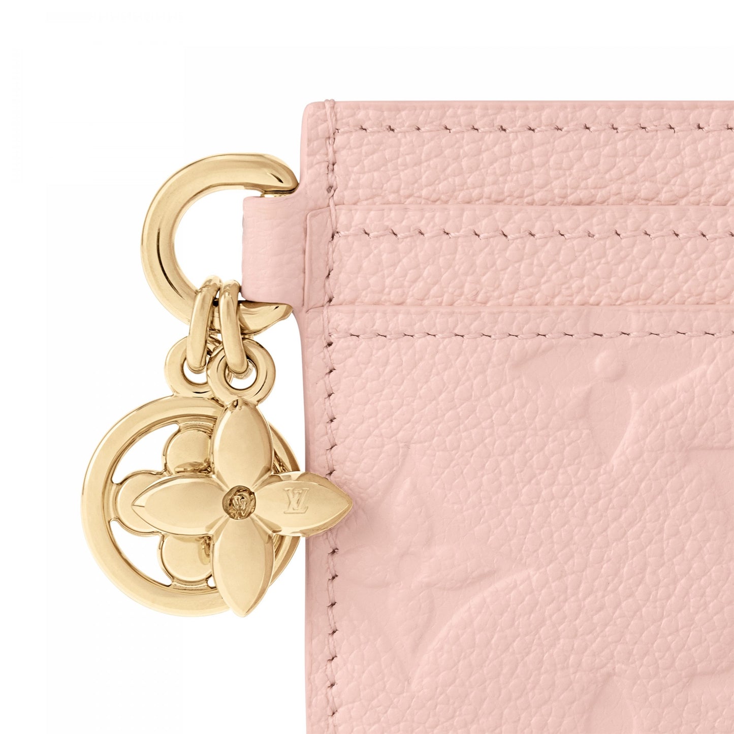 Louis Vuitton M83562 LV Charms Card Holder Opale Pink