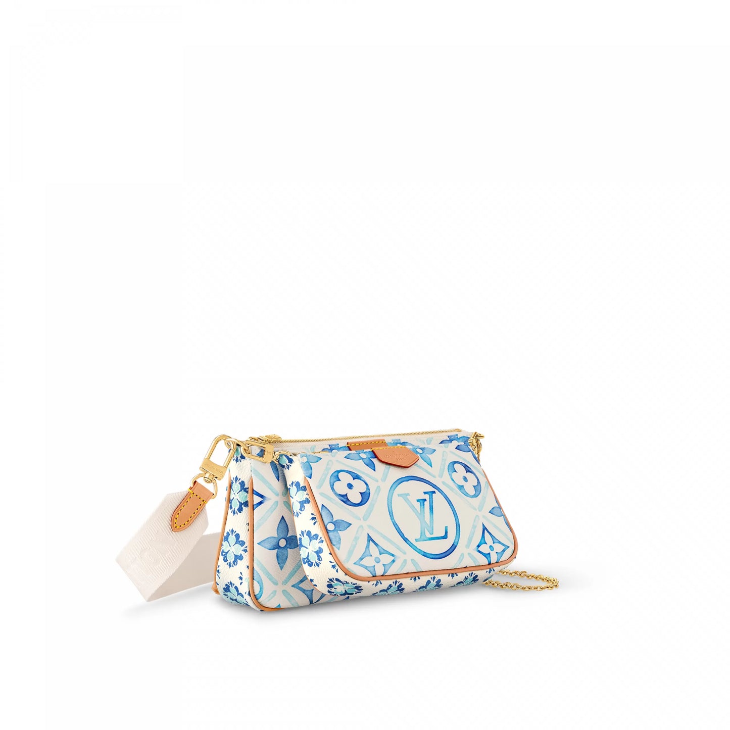 Louis Vuitton M25374 Multi Pochette Accessoires Lagoon Blue