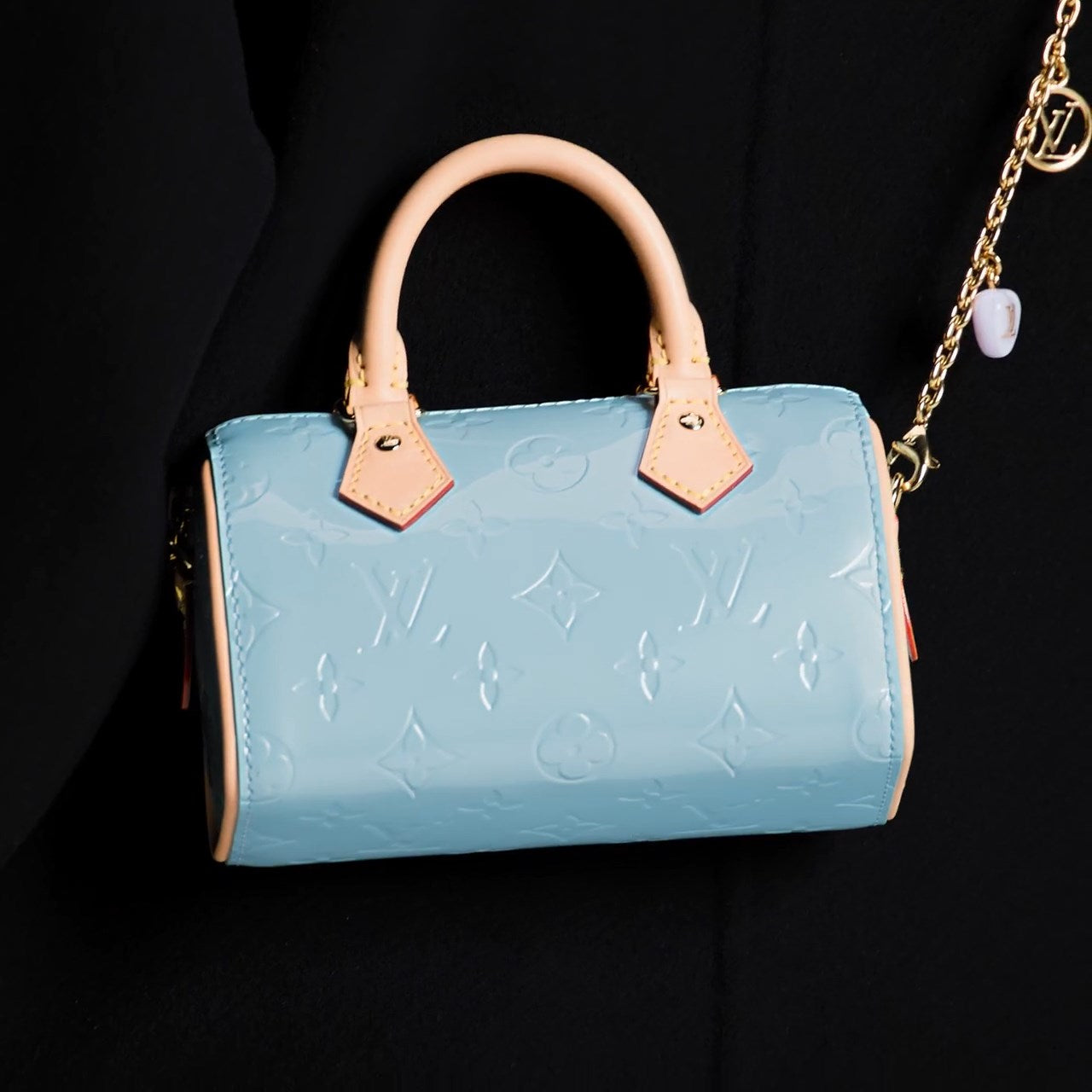 Louis Vuitton M83000 Nano Speedy Sky Blue