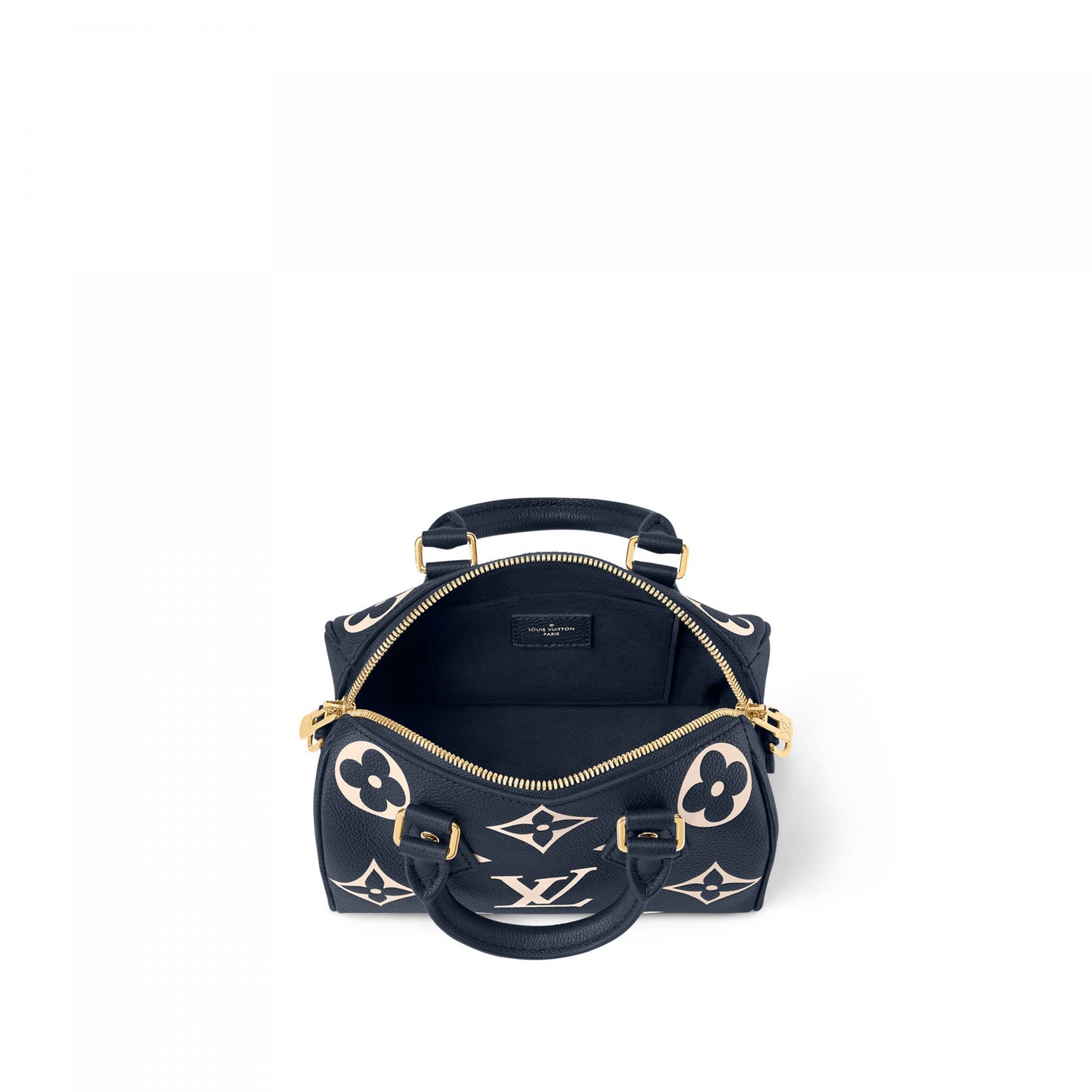 Louis Vuitton M47048 Speedy Bandoulière 20 Navy Blue/Cream