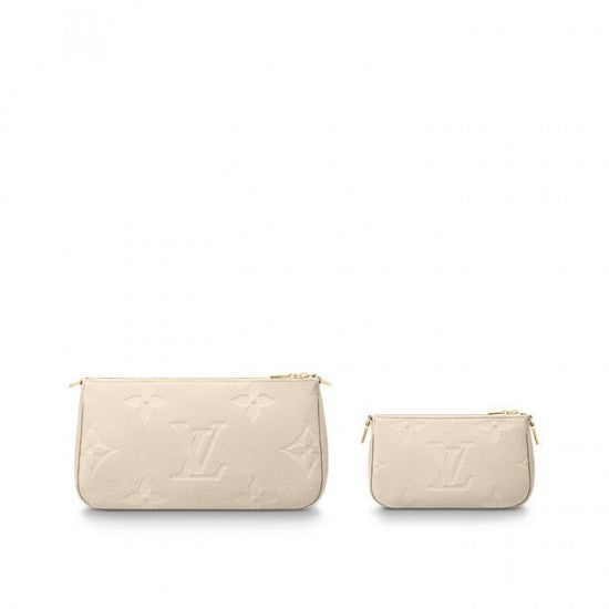 Louis Vuitton Multi Pochette Accessoires Cream M46568 Black M80399