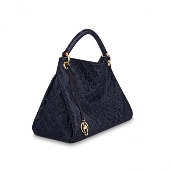 Louis Vuitton Artsy MM M41066 Black White Navy Red