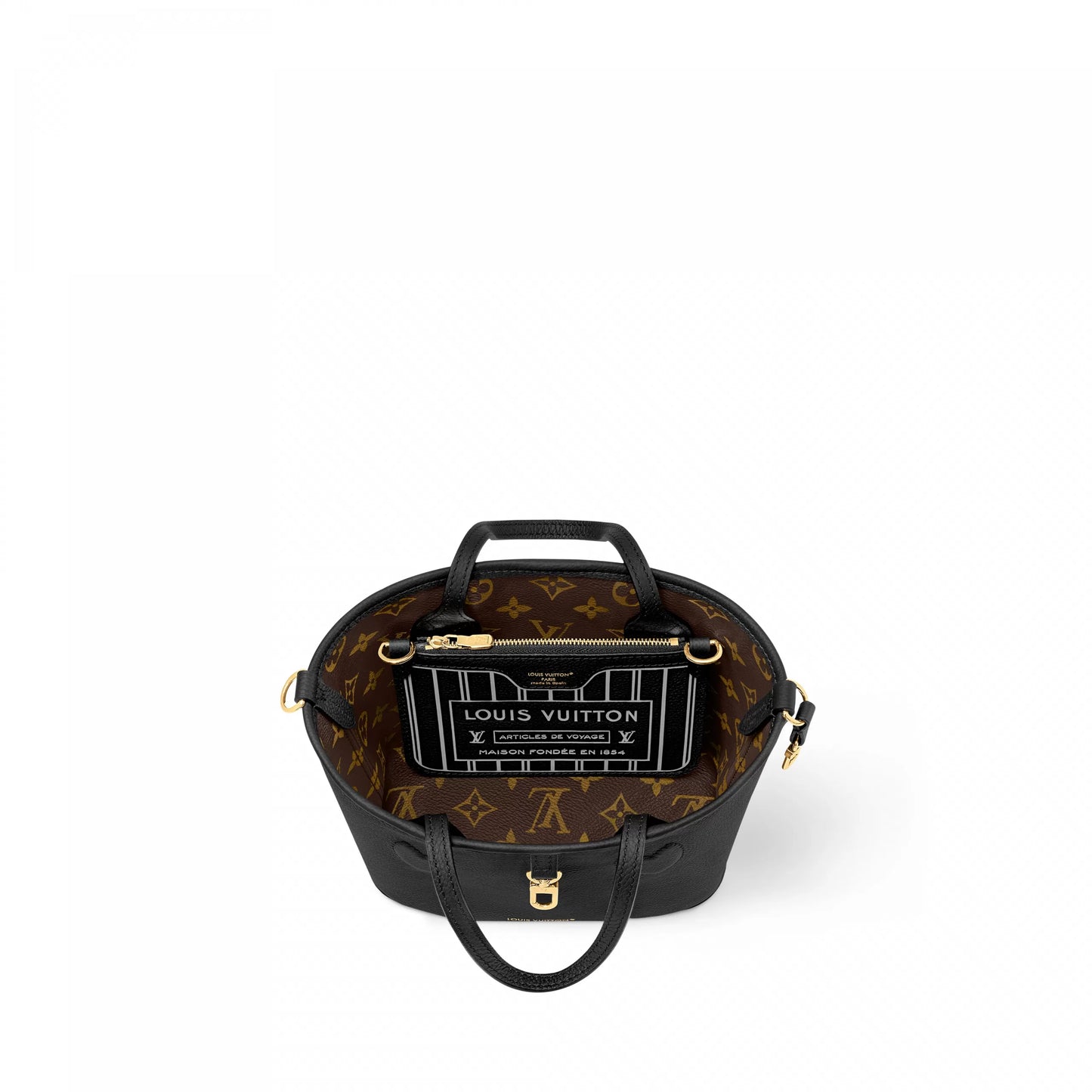 Louis Vuitton M12099 Neverfull Bandoulière Inside Out BB Black