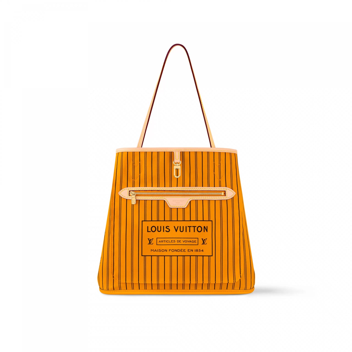 Louis Vuitton M11947 Neverfull Bandoulière Inside Out MM Monogram/Jaune Safran