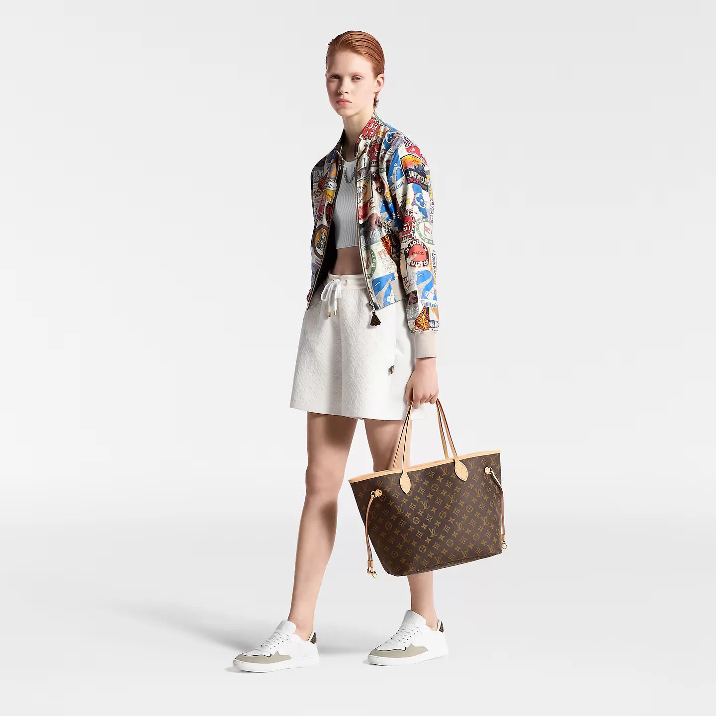 Louis Vuitton M46975 CUSTOMIZABLE Neverfull MM