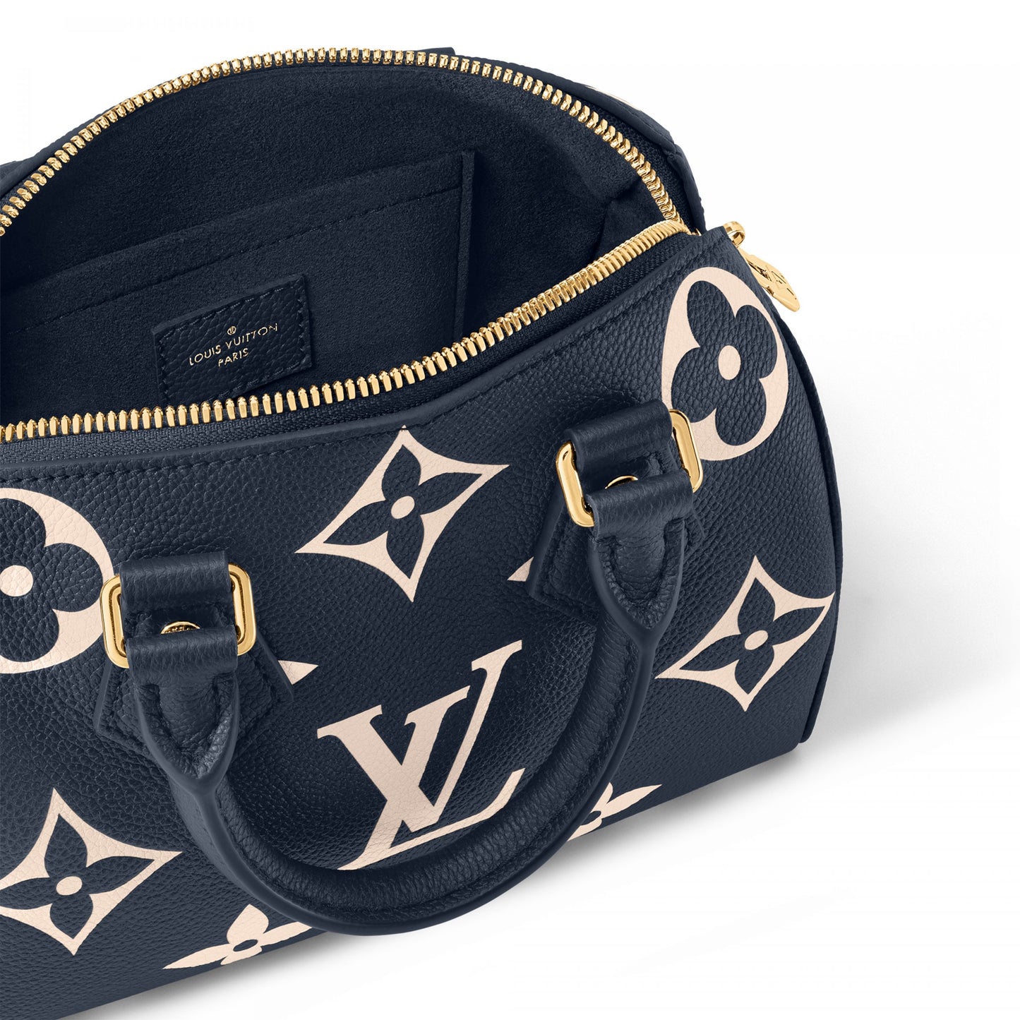 Louis Vuitton M47048 Speedy Bandoulière 20 Navy Blue/Cream